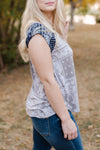Pretty As A Picture Paisley Sleeveless Top