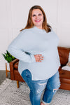 Made For You Sweater Top In Echo