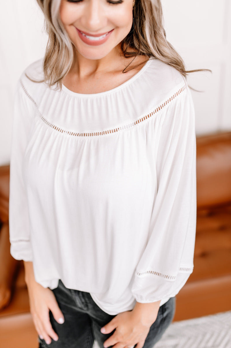 Looking Brilliant Top In Bright White