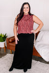 All Occasions Maxi Skirt in Midnight