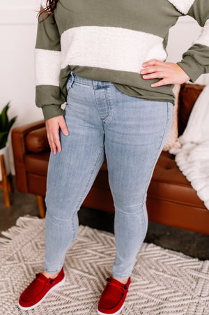 Jeggings For Days Light Wash Judy Blue Jeans