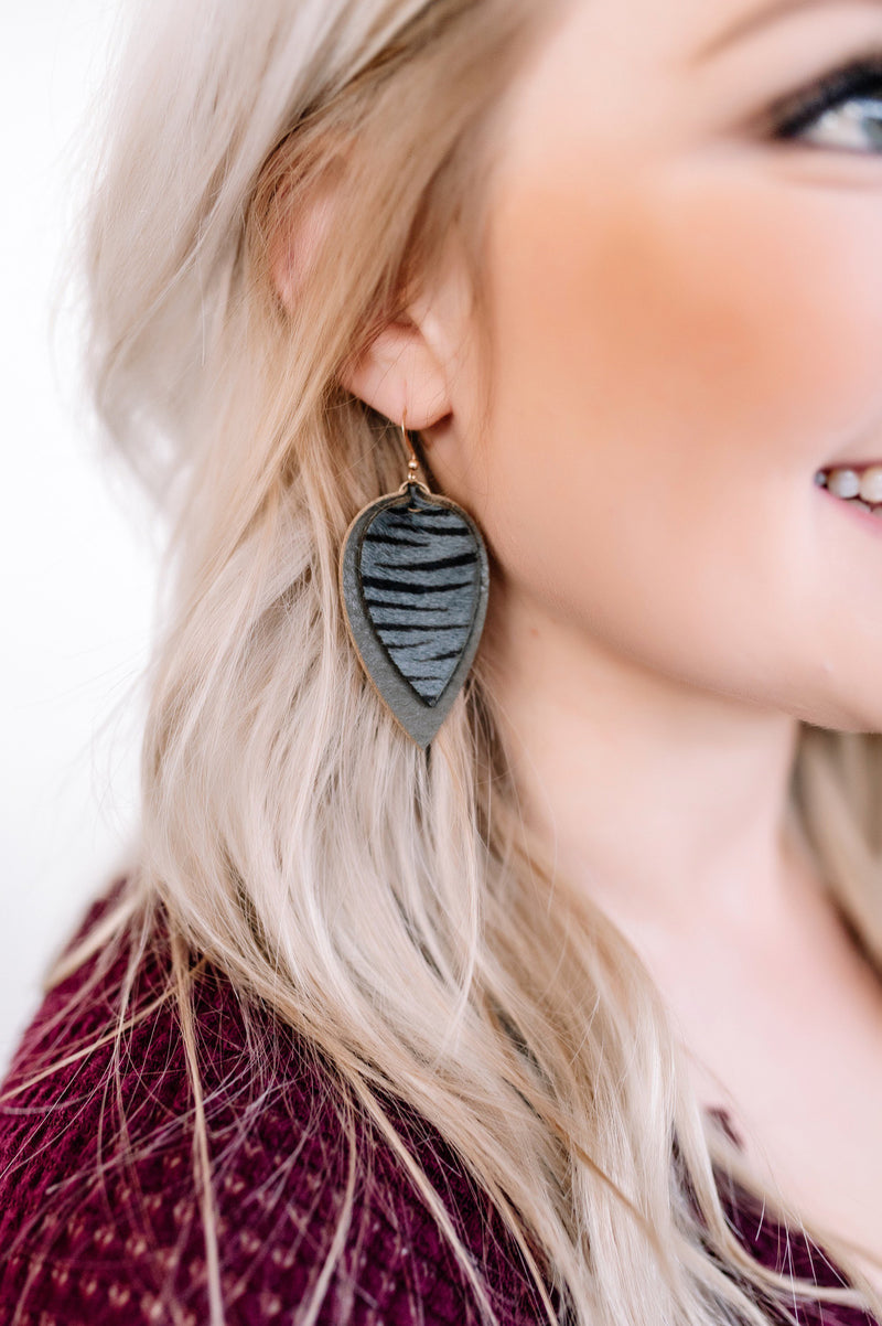 Get Close To Me Leather Earrings