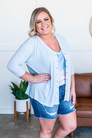 Breath Of Spring Top In Baby Blue