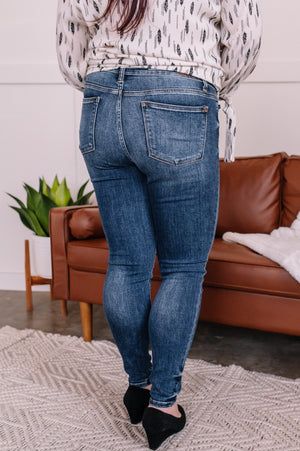 Just Zip It 2.0 Classic Judy Blue Skinny Jeans