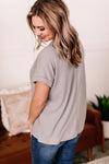 Ray Of Light Tee In Morning Dove