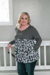 Tiered And True Leopard Top