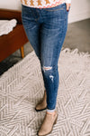 Slip Of The Hip Judy Blue Distressed Jegging Jeans