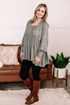 Join The Dots Tunic In Olive Green