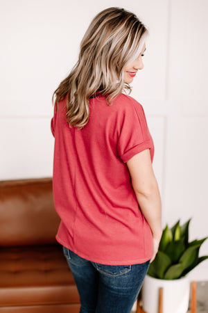 Ray Of Light Tee In Mulberry