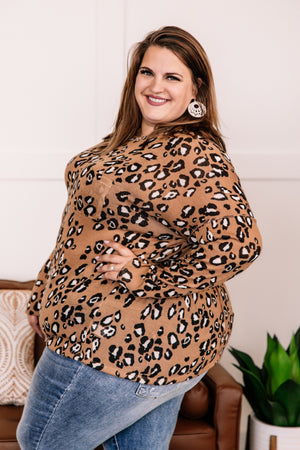 When You Know, You Know Mocha Leopard Knit Top