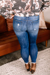 Slip Of The Hip Judy Blue Distressed Jegging Jeans