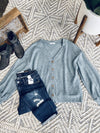 I'll Make A Note Cardigan In Mariner